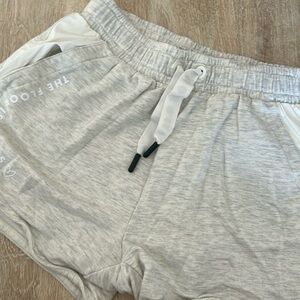 Athleta Girl x Simone Biles - Light grey sweat shorts